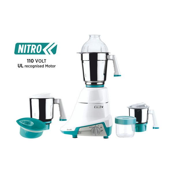 Preethi Nitro+ 3 Jar Mixer Grinder 110volt With Juice Extractor